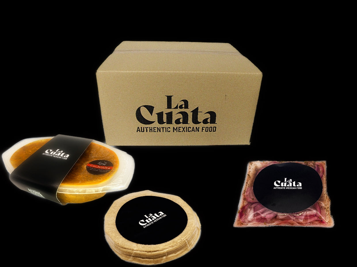 Fertige Kochkit - Tacos Cochinita (Schwein) | La Cuata