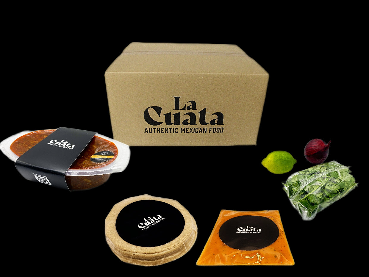 Fertige Kochkit - Tacos Vegane Chorizo (Vegan) | La Cuata