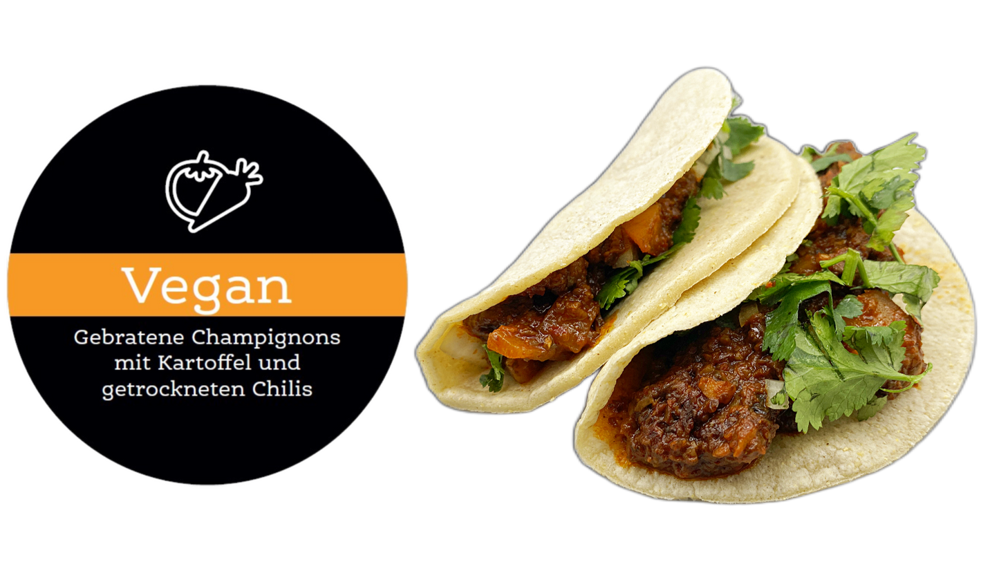 Taco-Kit: Vegane Chorizo (Vegan) – 3 Portionen (Preis pro Portion)