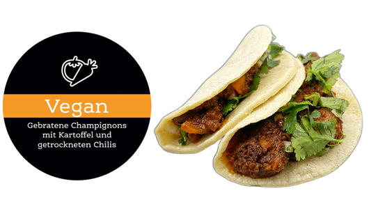 Taco-Kit: Vegane Chorizo (Vegan) – 3 Portionen (Preis pro Portion)